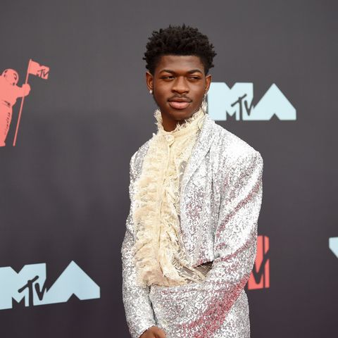 Lil Nas X Silver Outfit at the 2019 MTV VMAs Reminds Me of Prince