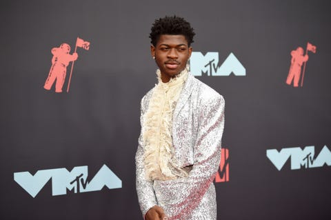 Lil Nas X Silver Outfit at the 2019 MTV VMAs Reminds Me of Prince