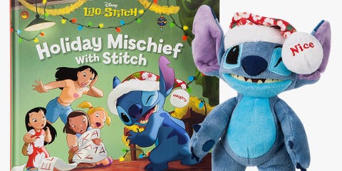 Stitch Plush And Holiday Mischief With Stitch Book