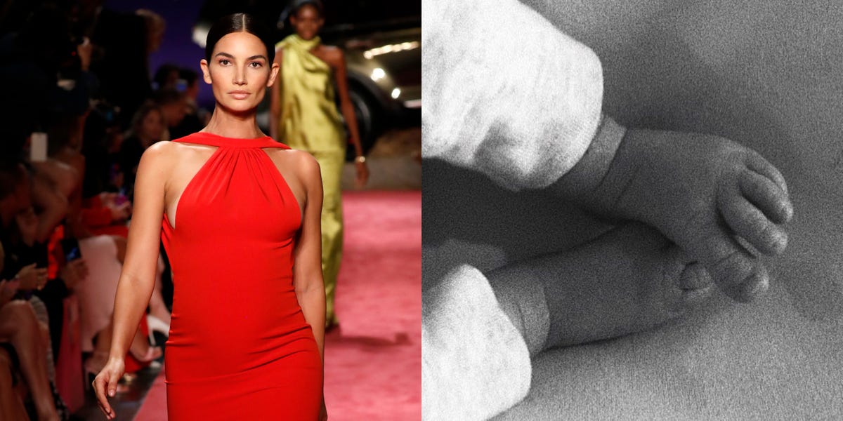 Lily Aldridge Gives Birth To Baby Boy Shares First Photo Of Him On Instagram