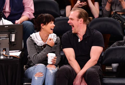 Celebrities Attend New York Knicks v New Orleans Pelicans Game celebrities attend new york knicks v new orleans pelicans game