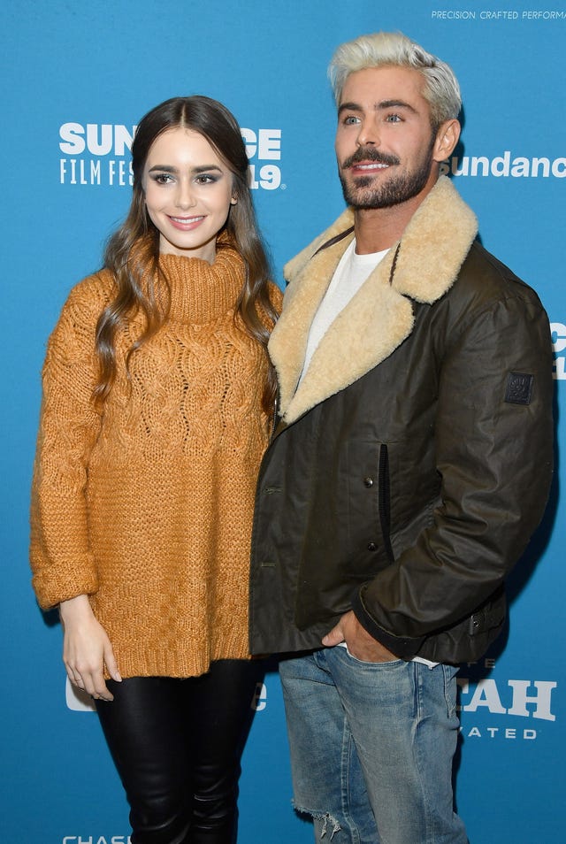 Lily Collins i Zac Efron na Festiwalu Filmowym w Sundance 2019 - premiera filmu 