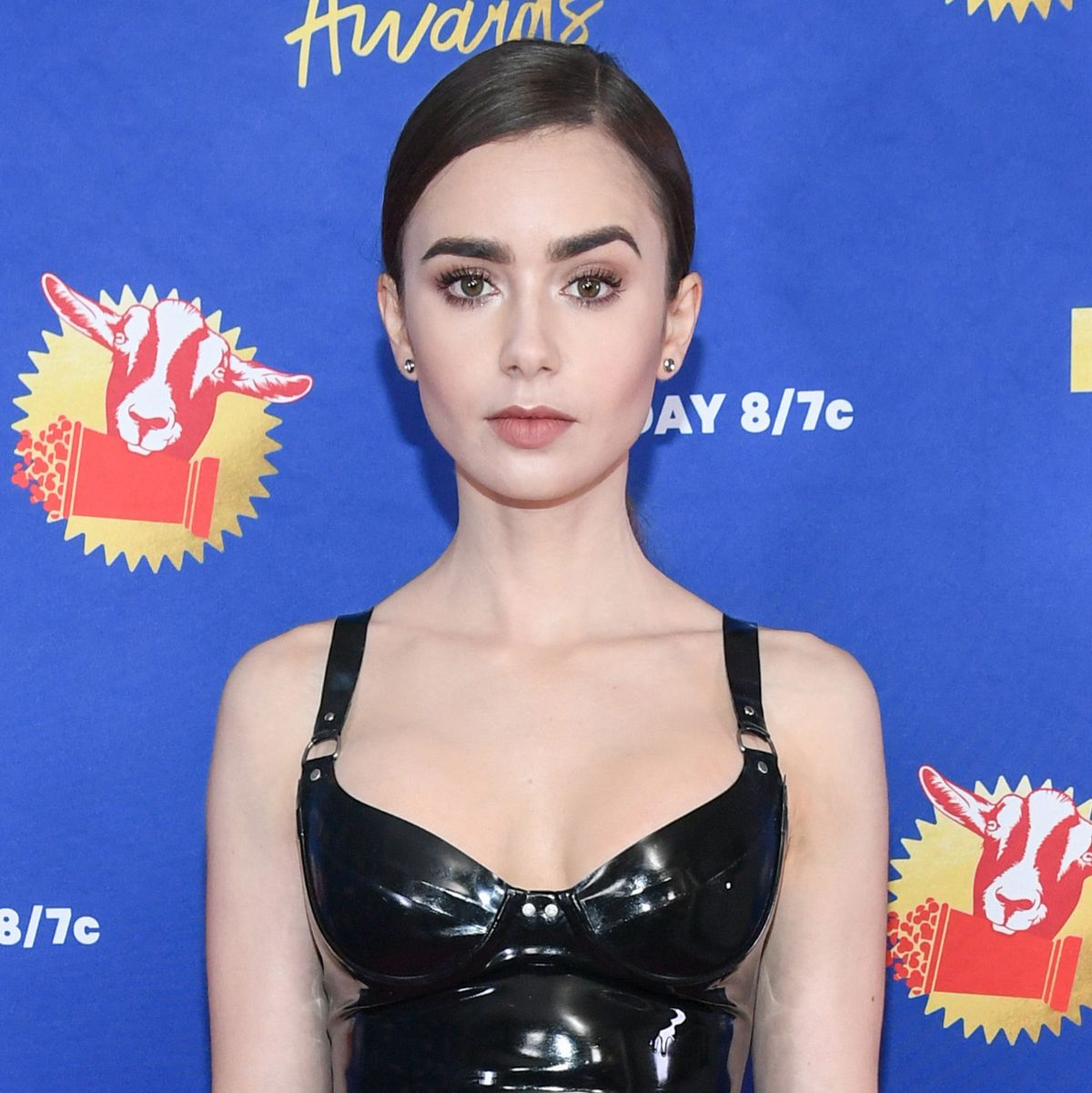 The intricate detail you missed on Lily Collins' bridal hair