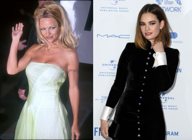 lily james has been cast to play pamela anderson in a new series and people are torn