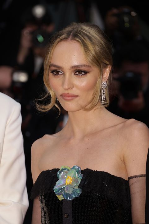 cannes, france may 22 lily rose depp attends the "the idol" red carpet during the 76th annual cannes film festival at palais des festivals on may 22, 2023 in cannes, france photo by pascal le segretaingetty images