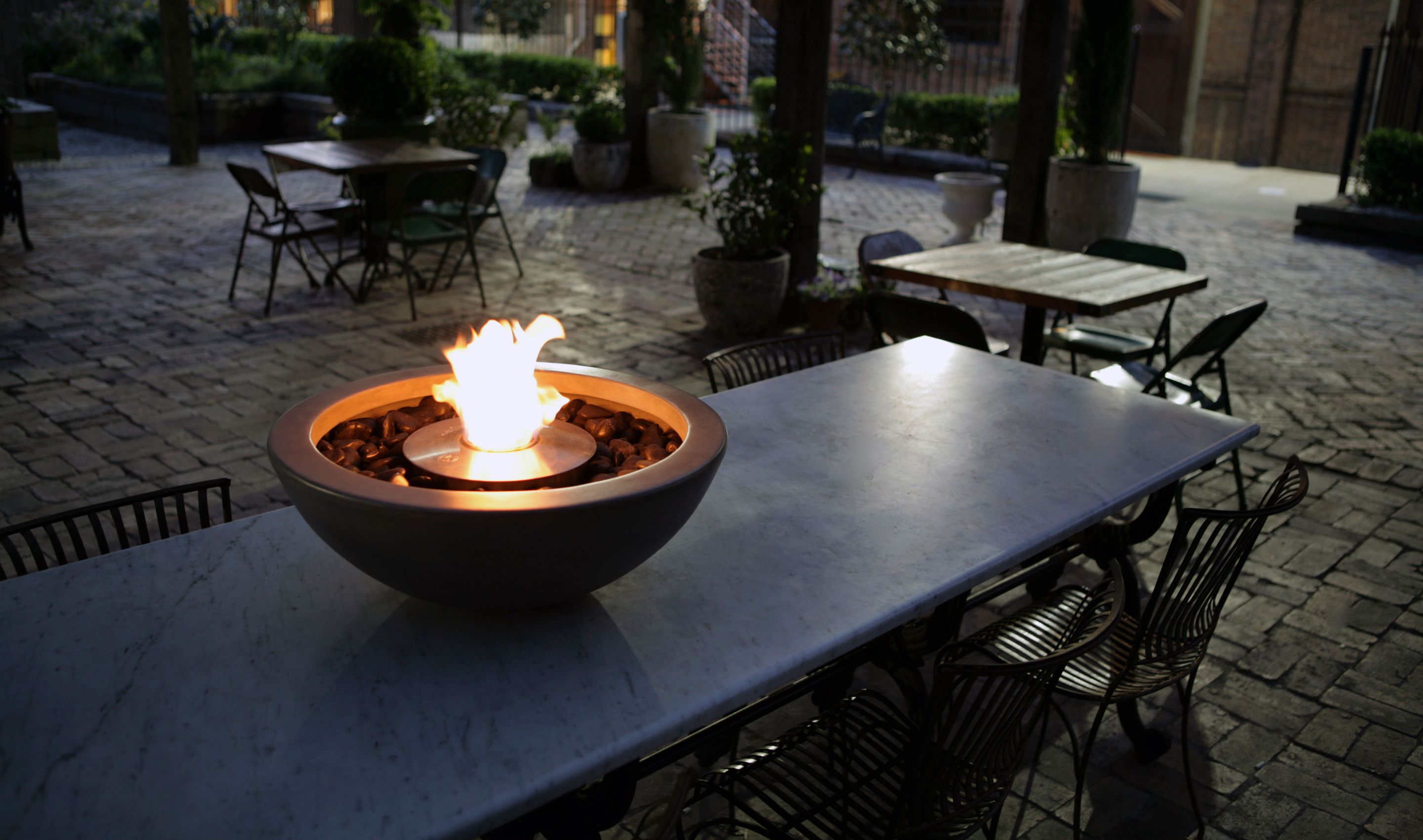 outdoor bio ethanol fire pit