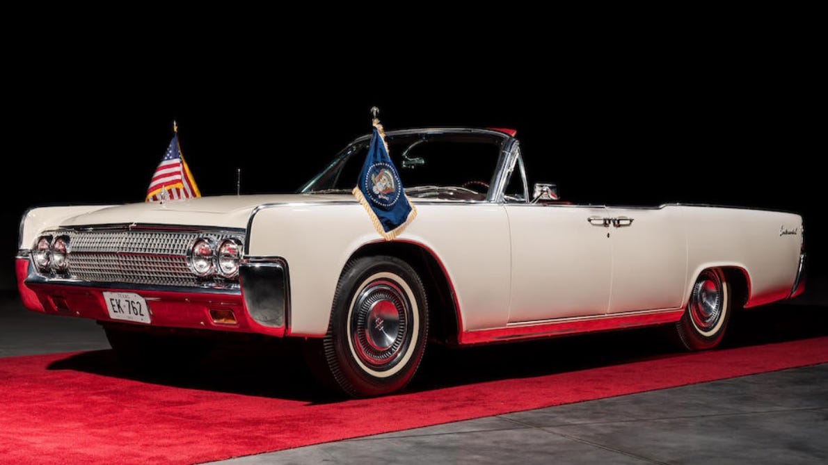 JFK Convertible Heads to Auction for Second Time in a Decade