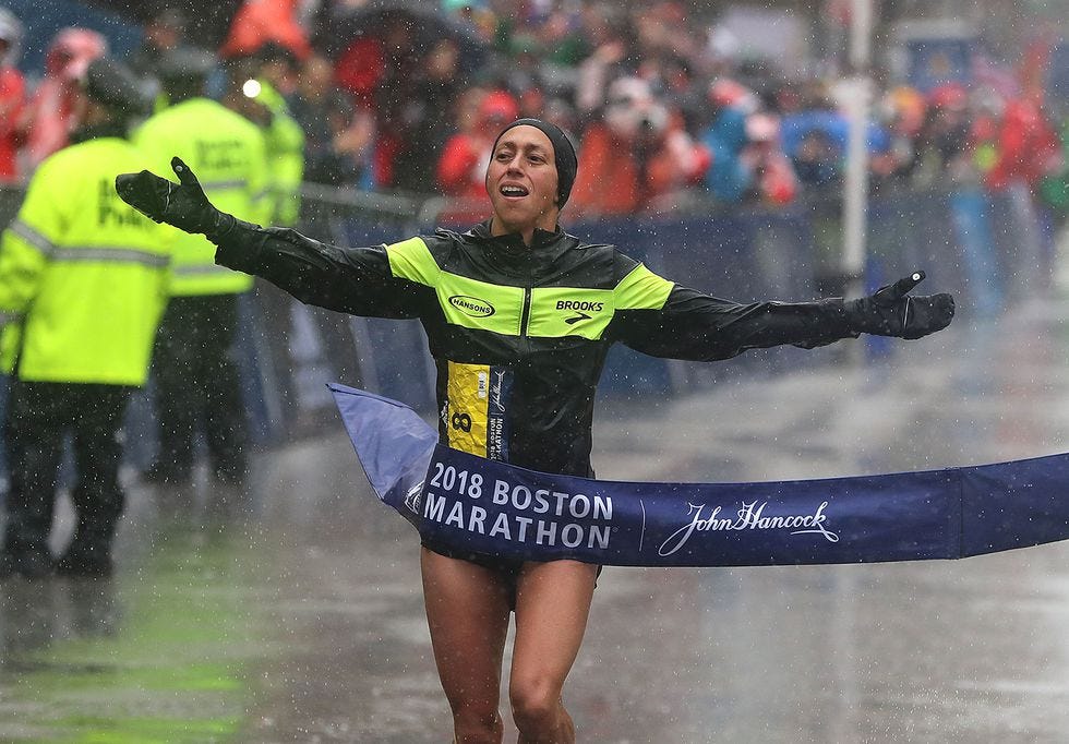 Desiree Linden Day Boston Marathon Champion