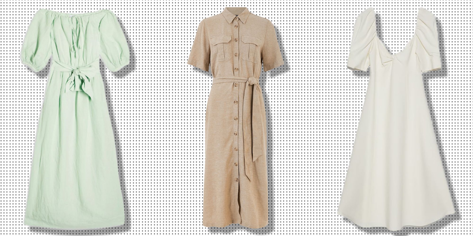 next sale linen dresses