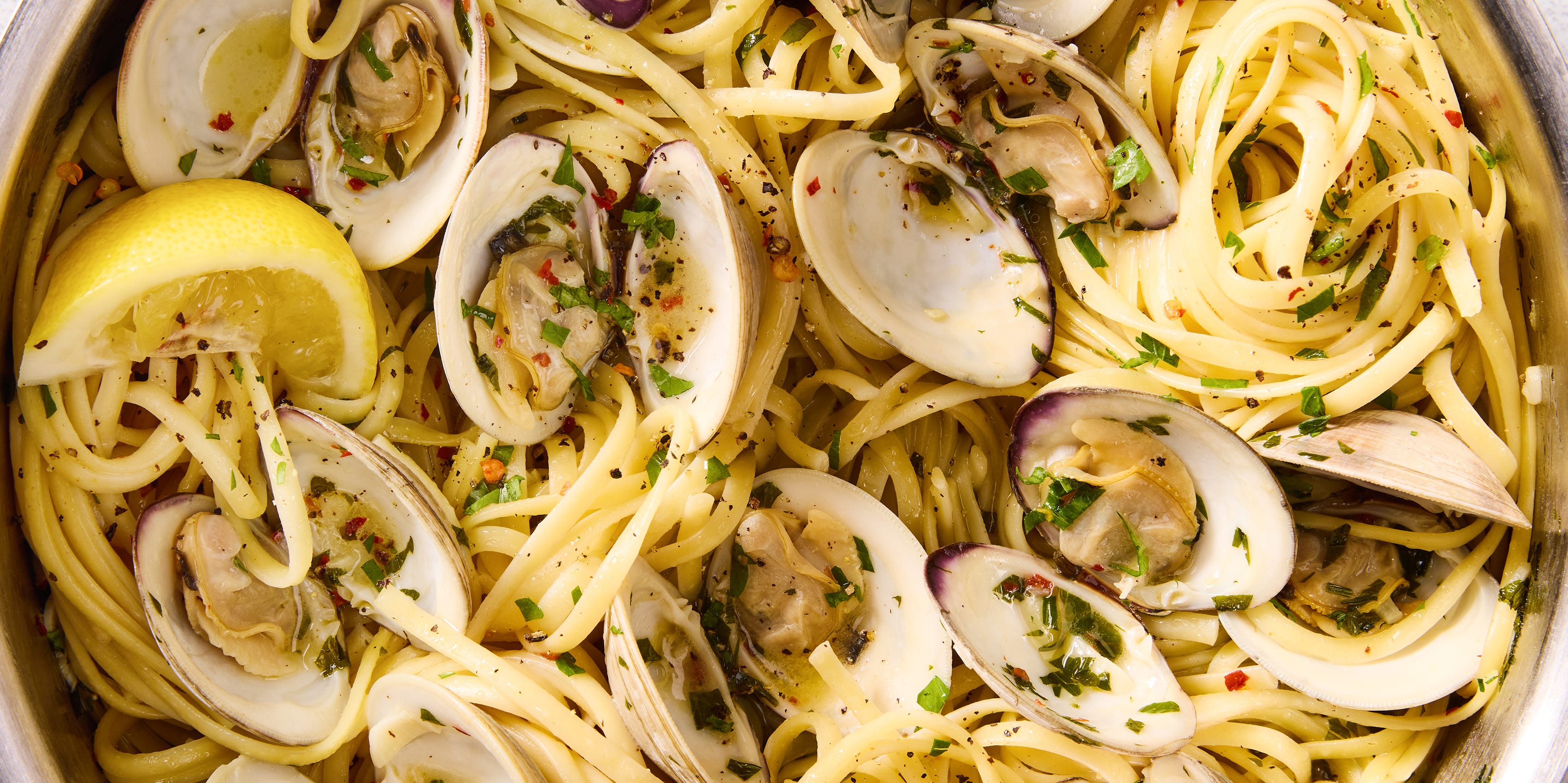 The Buttery Wine Sauce On Our Linguine With Clams Is Extra Decadent