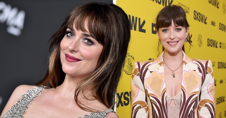 Dakota Johnson Wore a Form-Fitting Crystal Corset That Made Everyone Gasp  in Shock