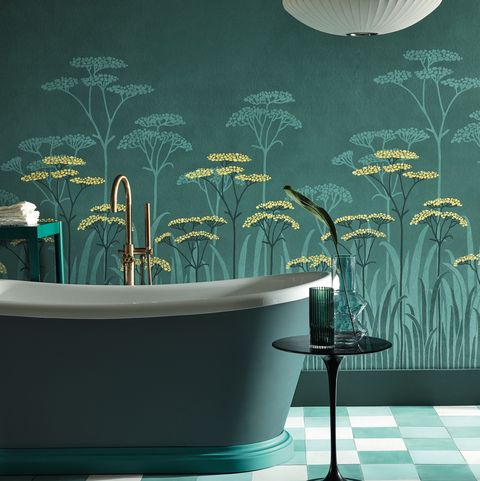 13 of the best wallpapers for bathrooms