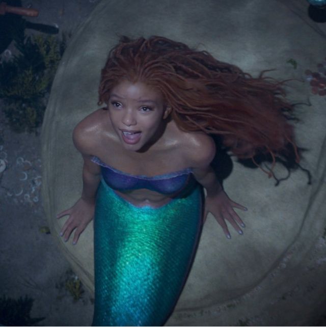 halle bailey as ariel in the little mermaid