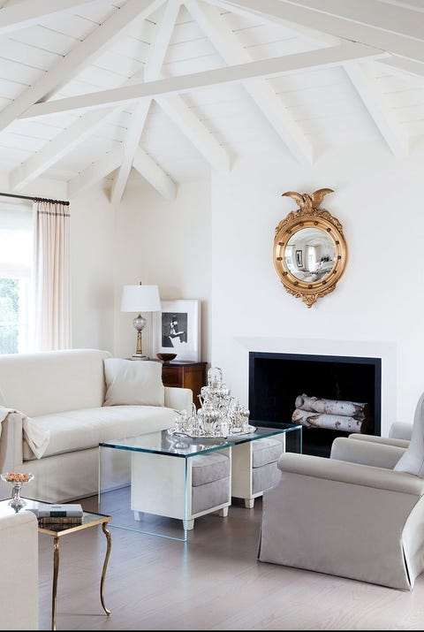 white living room