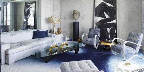 50 Blue Room Decorating Ideas How To Use Wall Paint Decor - Royal Blue And Silver Home Decor Ideas
