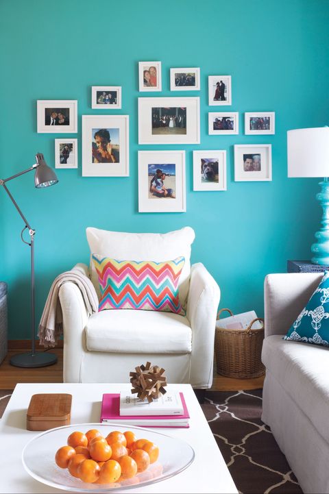 40 Best Living Room Paint Color Ideas Top Colors - Teal Wall Color Ideas
