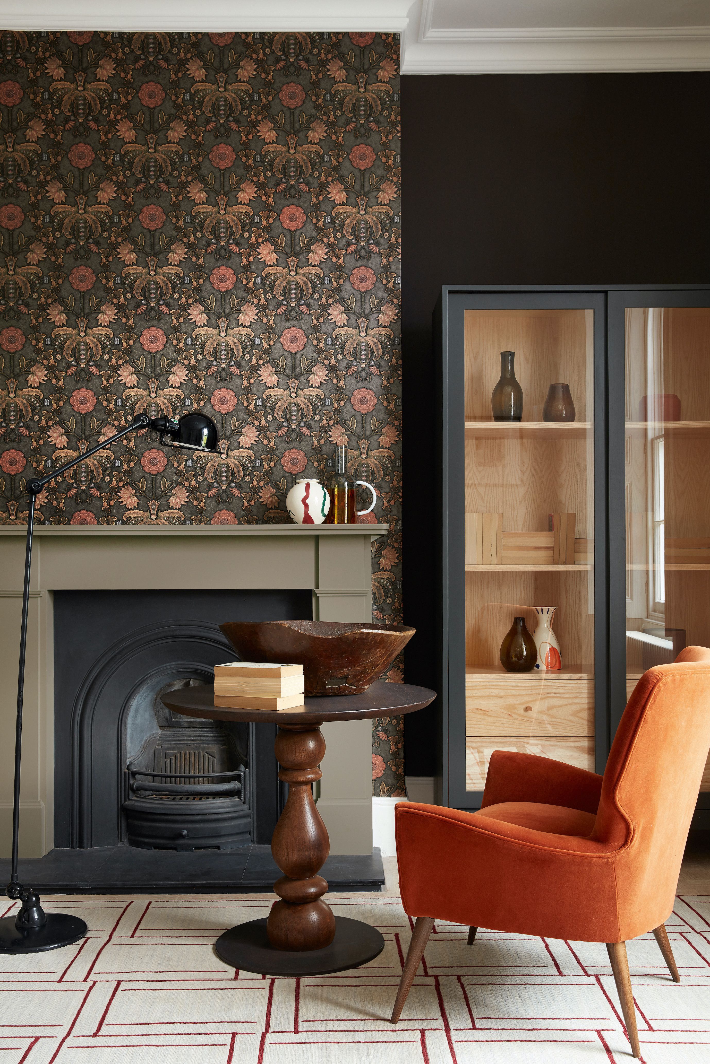 Living Room Wallpaper Fireplace Feature Wall / 10 Chimney Breast