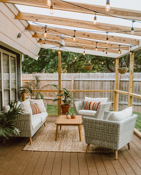 16 Best Pergola Ideas For The Backyard, How To Light A Covered Patio