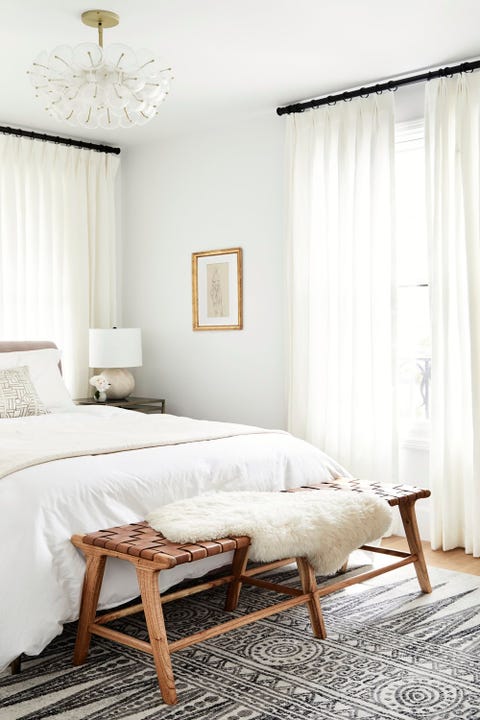 Bedroom, Furniture, Room, White, Bed, Interior design, Bed sheet, Bed frame, Property, Bedding, Furniture