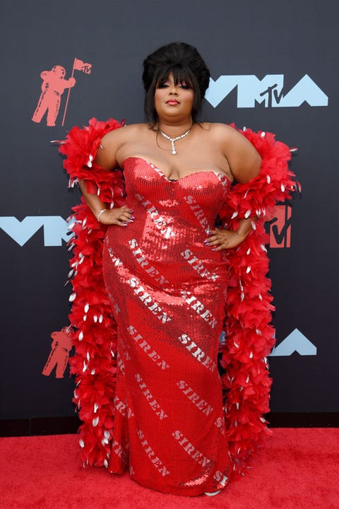 Lizzo on the VMAs Red Carpet Is a Complete Mood