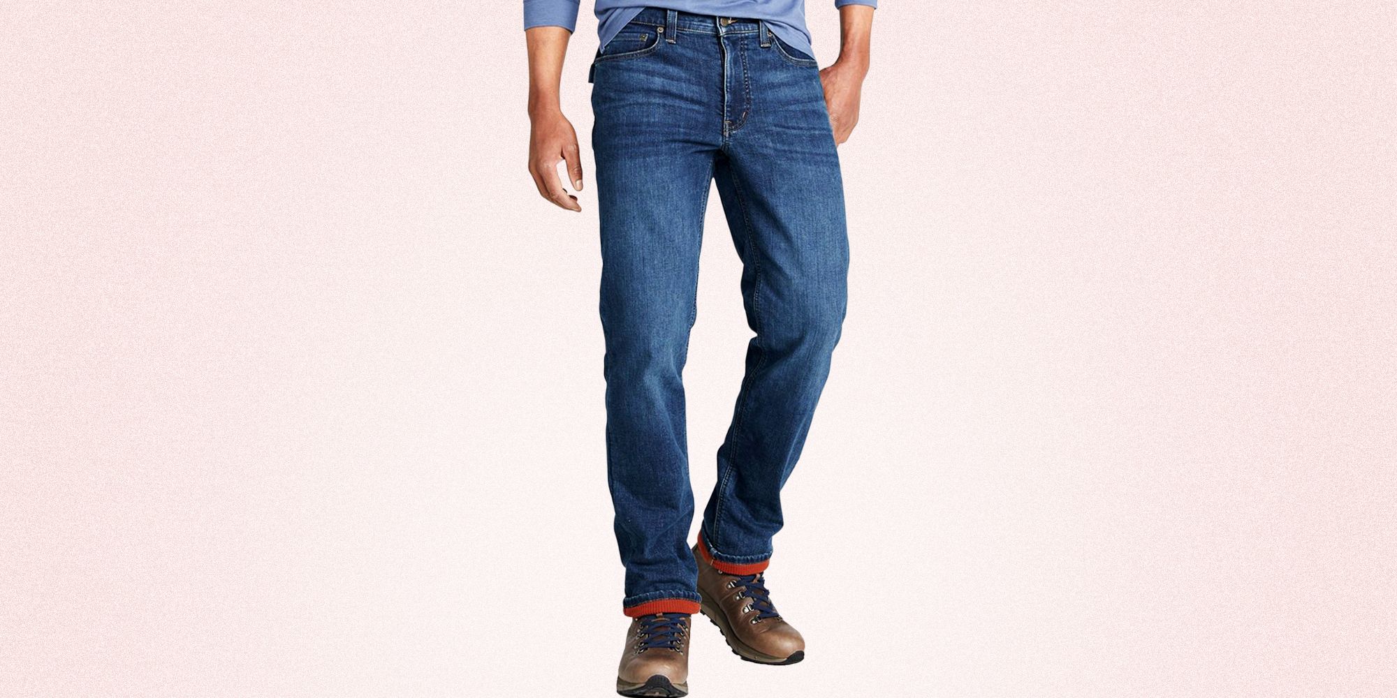 Weatherproof Vintage Mens Fleece Lined Jeans Choose Size Color 