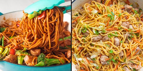 chow mein, lo mein chow mein, lo mein