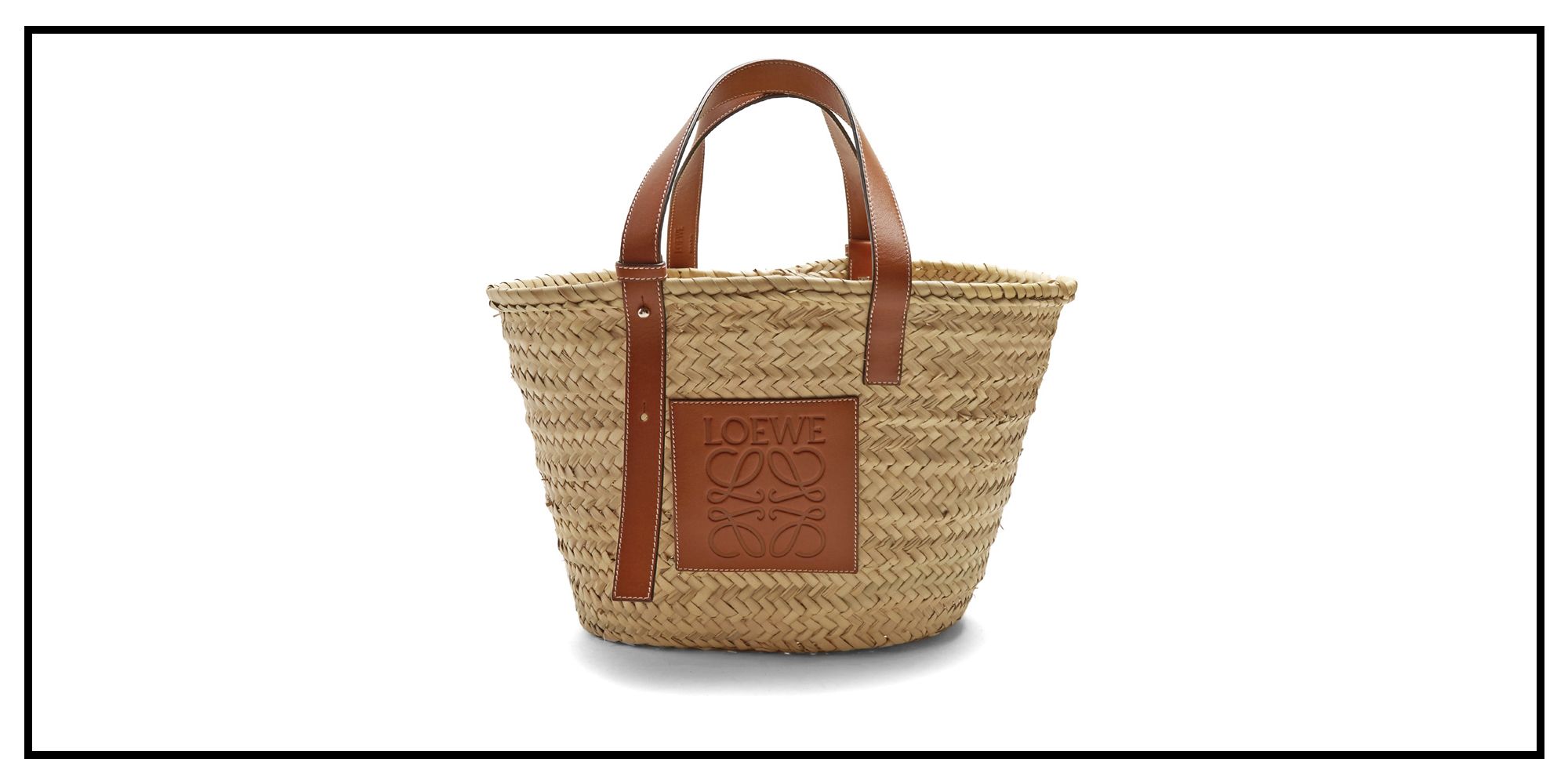 loewe rattan bag