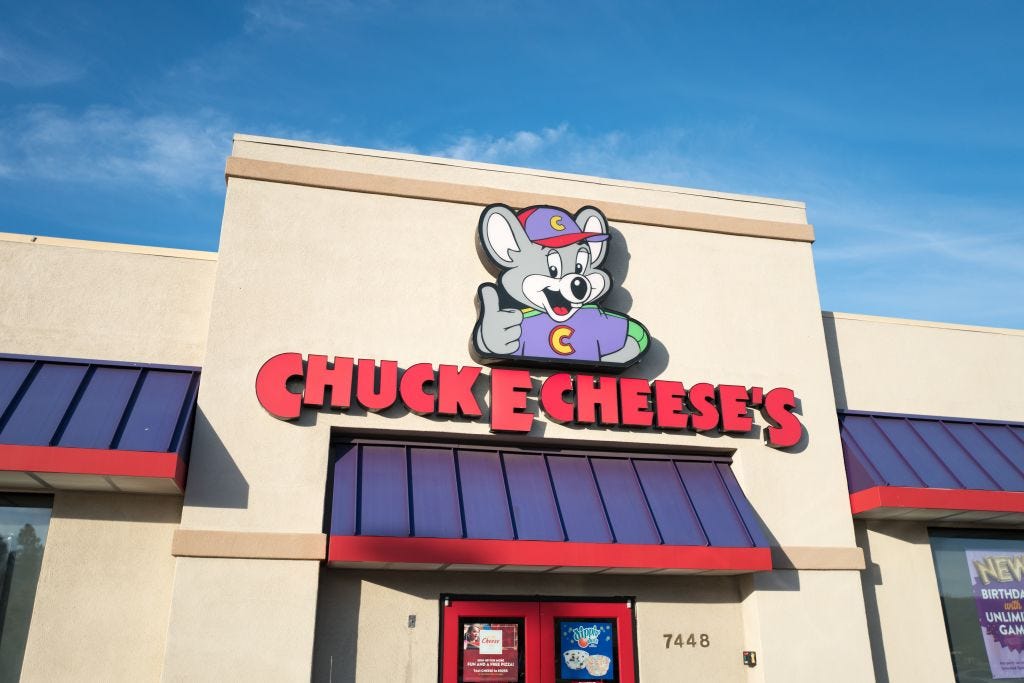 Chuck E. Cheese Launched A Delivery-Only Restaurant