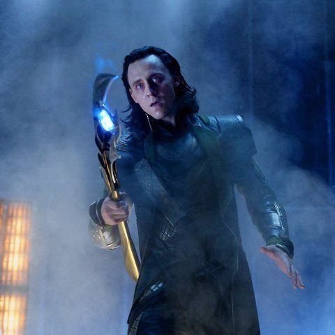 tom hiddleston as loki in the avengers 2012