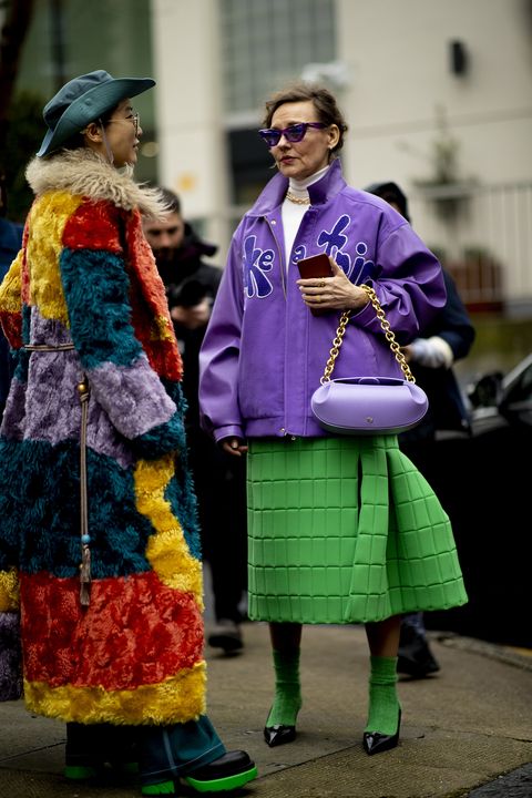 The Best Street Style At London Fashion Week AW22