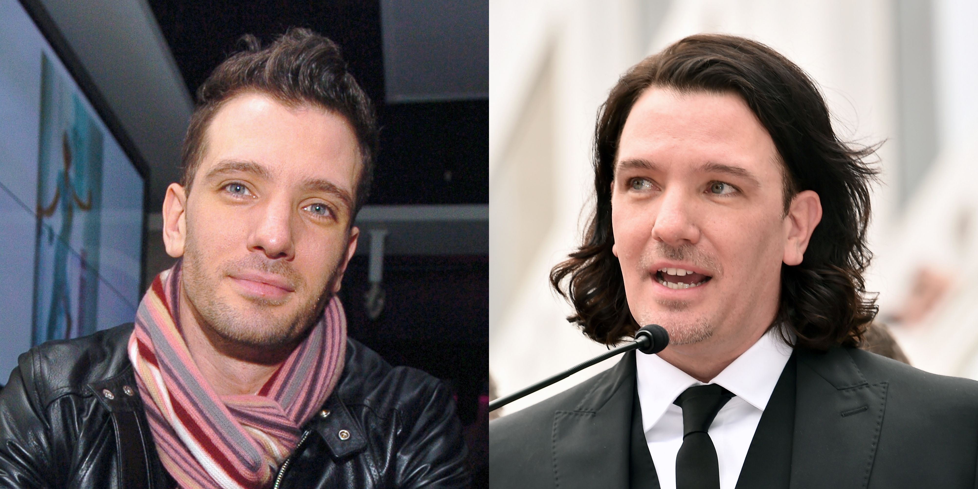 Nsync S Jc Chasez S Hair Looks Exactly Like Professor Snape S From Harry Potter Celebrity Hair