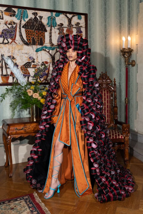 PYER MOSS COUTURE 1 FASHION SHOW : FIRST LOOKS pyer moss couture 1