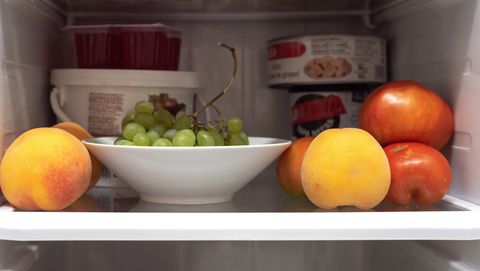fruit in de koelkast