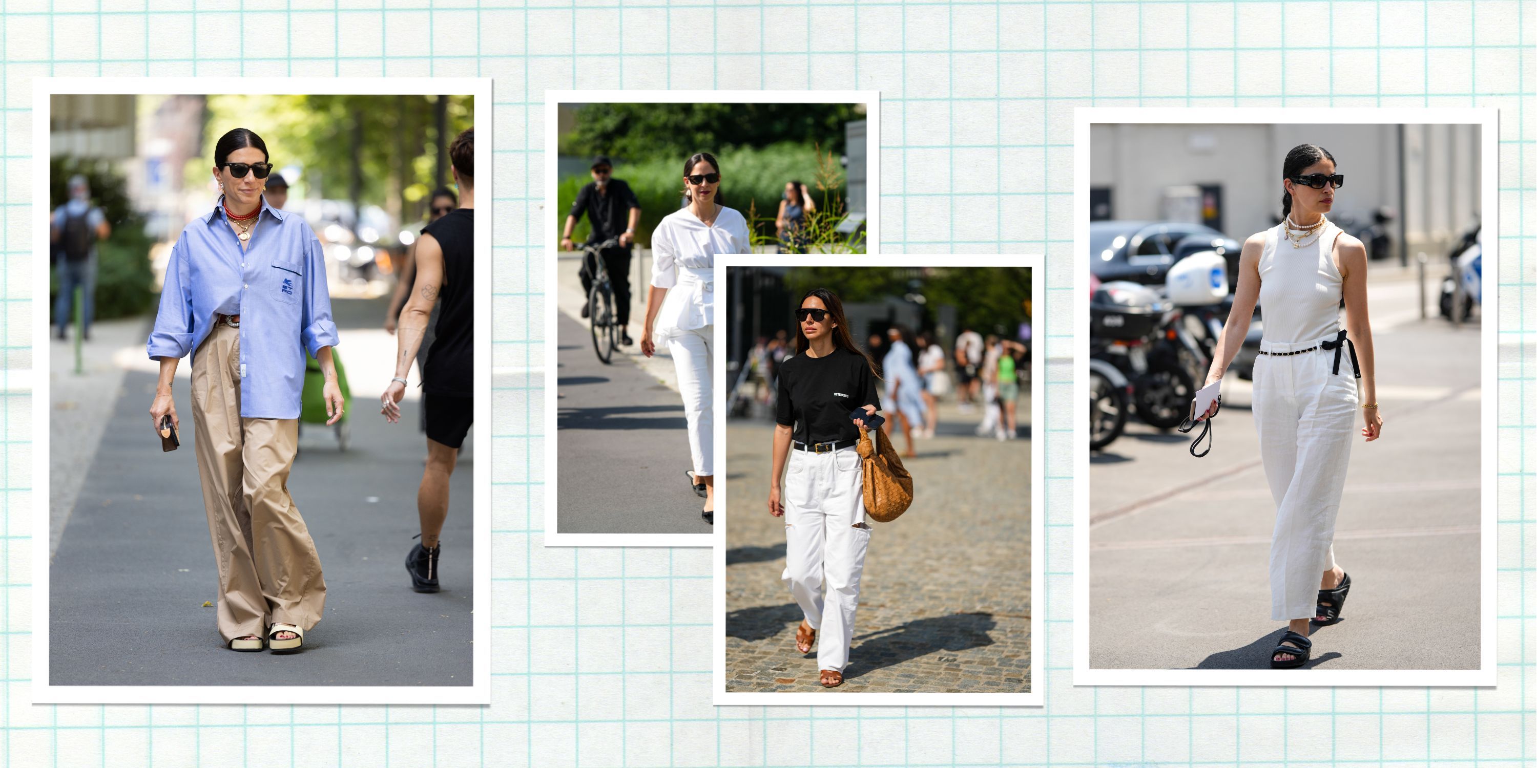 10 looks de verano sencillos y minimalistas que copiar de las chicas que mejor visten de Milán