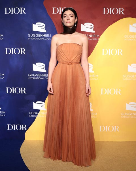 lorde at the 2021 guggenheim international gala