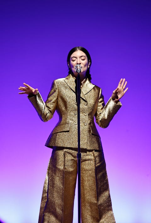 lorde at the 2021 guggenheim international gala