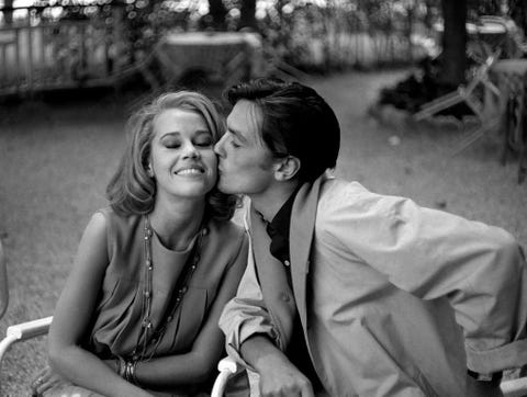 Jane Fonda and Alain Delon in 'The Felines'