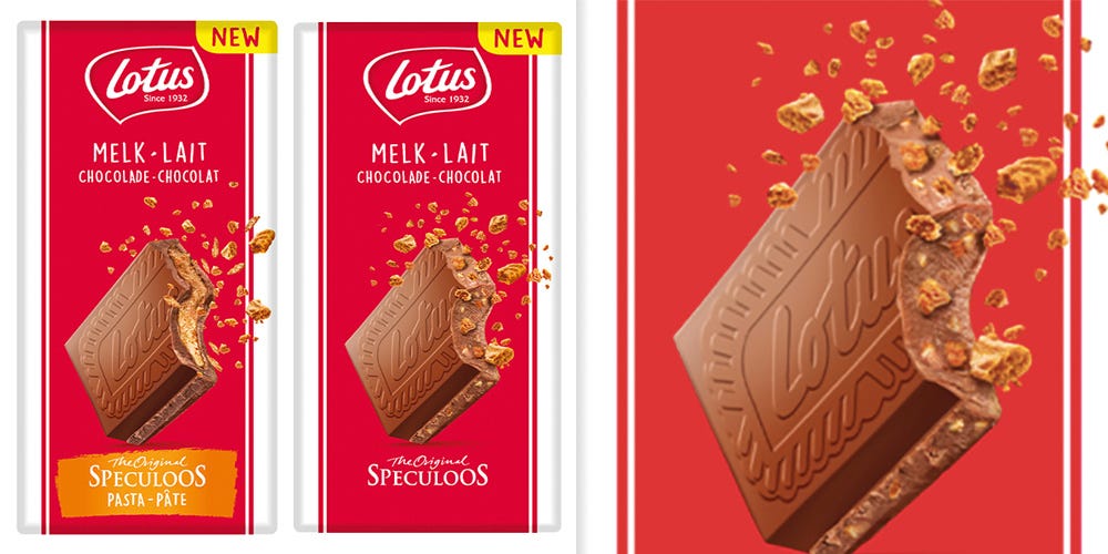 Lotus Launches Chocolate Bars Stuffed With Biscoff Spread