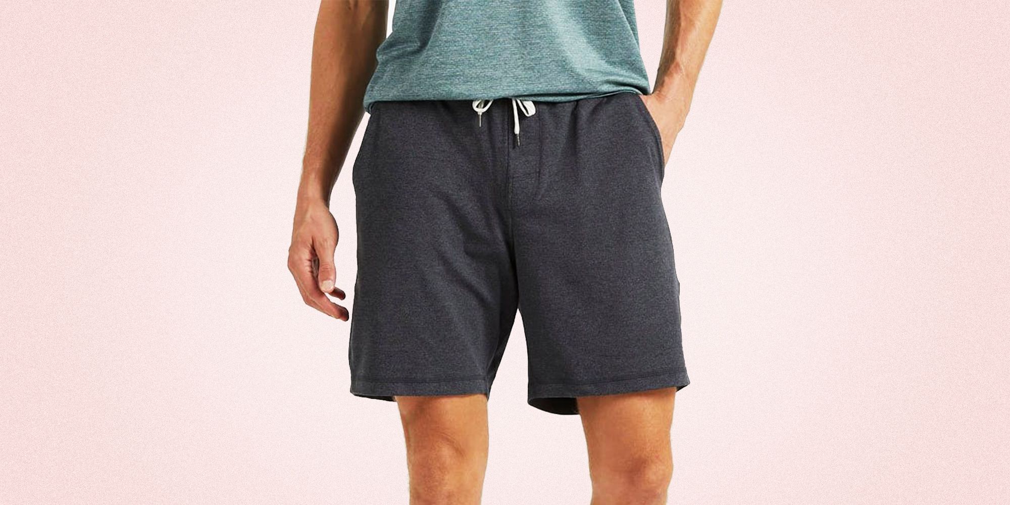 mens cotton lounge shorts