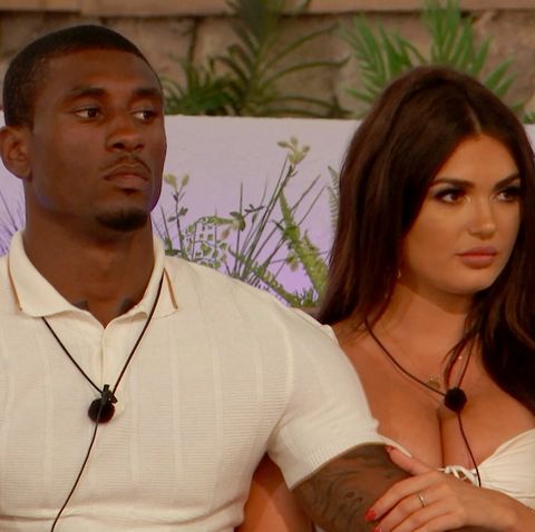 love island day 42 – ovie soko and india reynolds at the dumping