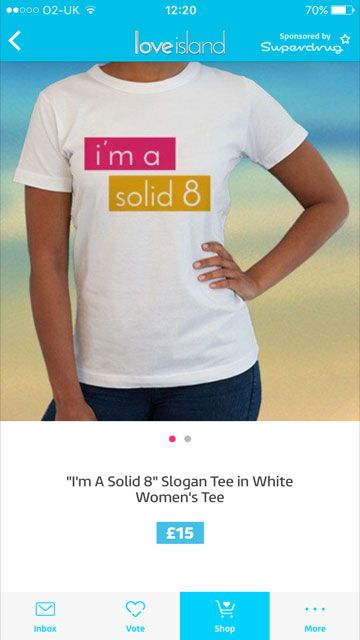 You can buy Love Island T-shirts