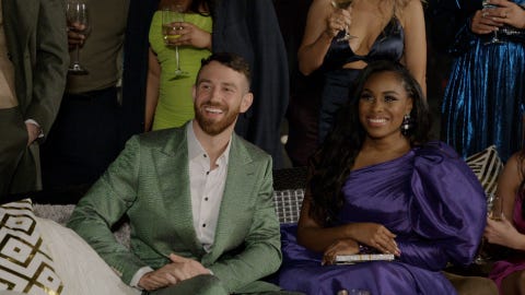 love is blind after the altar episode 14, celebrations and confrontations pictured l r cameron lauren c courtesy of netflix © 2021