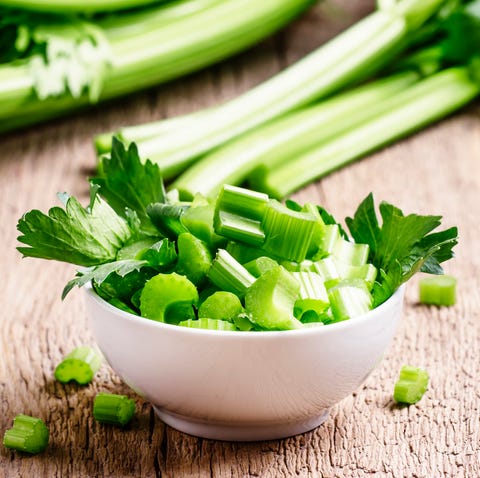 low calorie snacks - celery