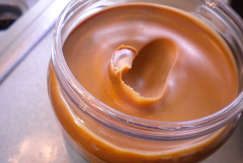 tub of low-fat peanut butter