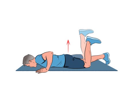muskler, stretching, lossa smärta i nedre ryggen