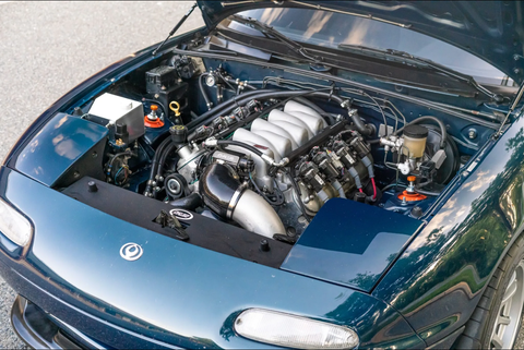 1995 mazda miata dengan transplantasi ls1 yang dimodifikasi