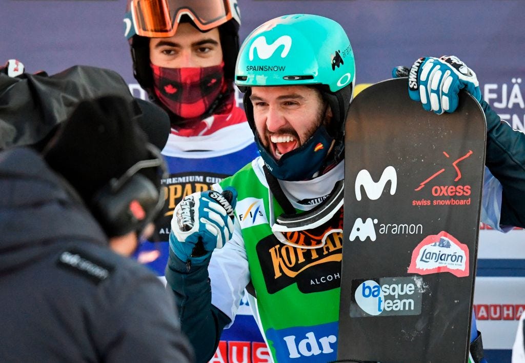 Lucas Eguibar is crowned in Sierra Nevada and aspires to the World Cup