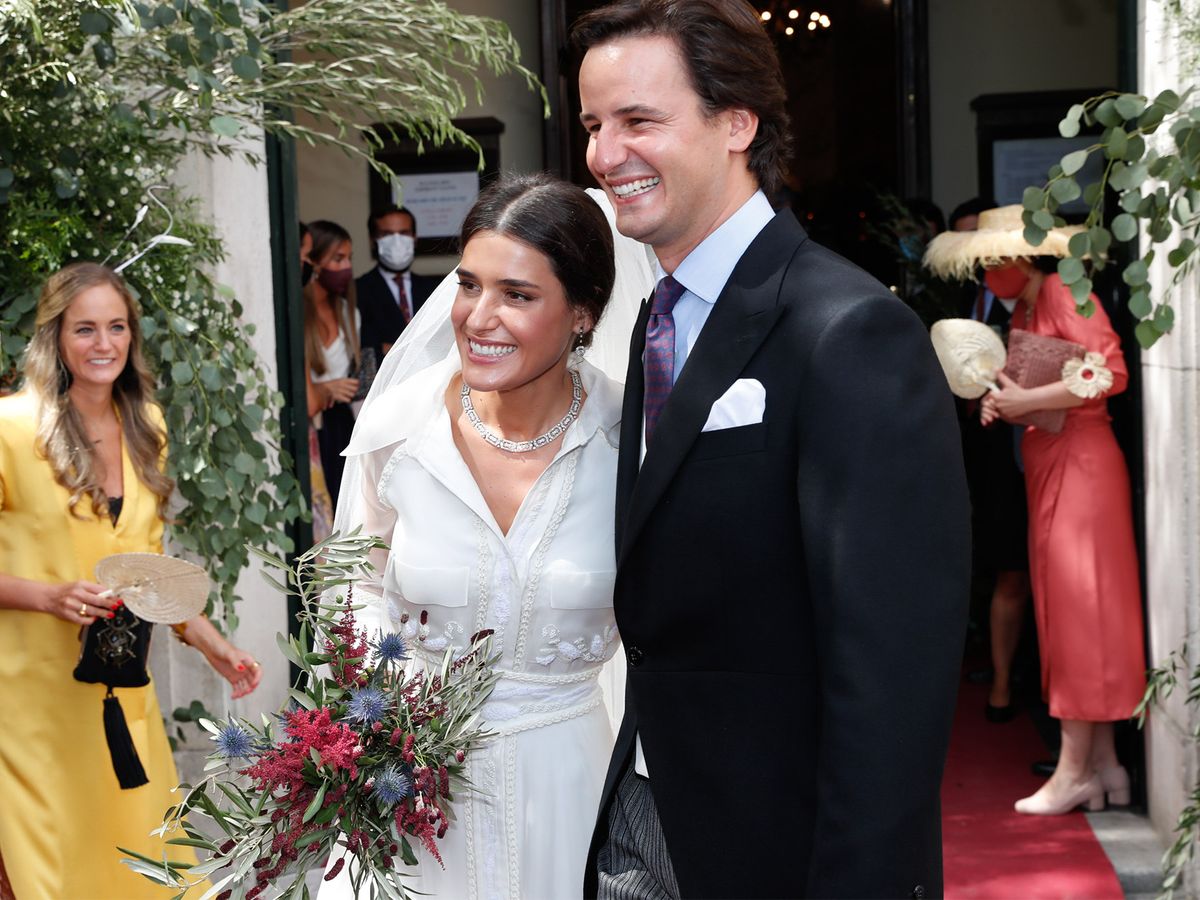 El vestido camisero de Lucía Martín Alcalde en su boda
