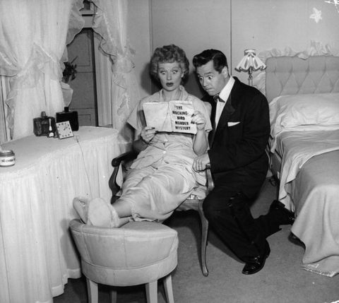 lucille ball and desi arnaz in 'i love lucy'