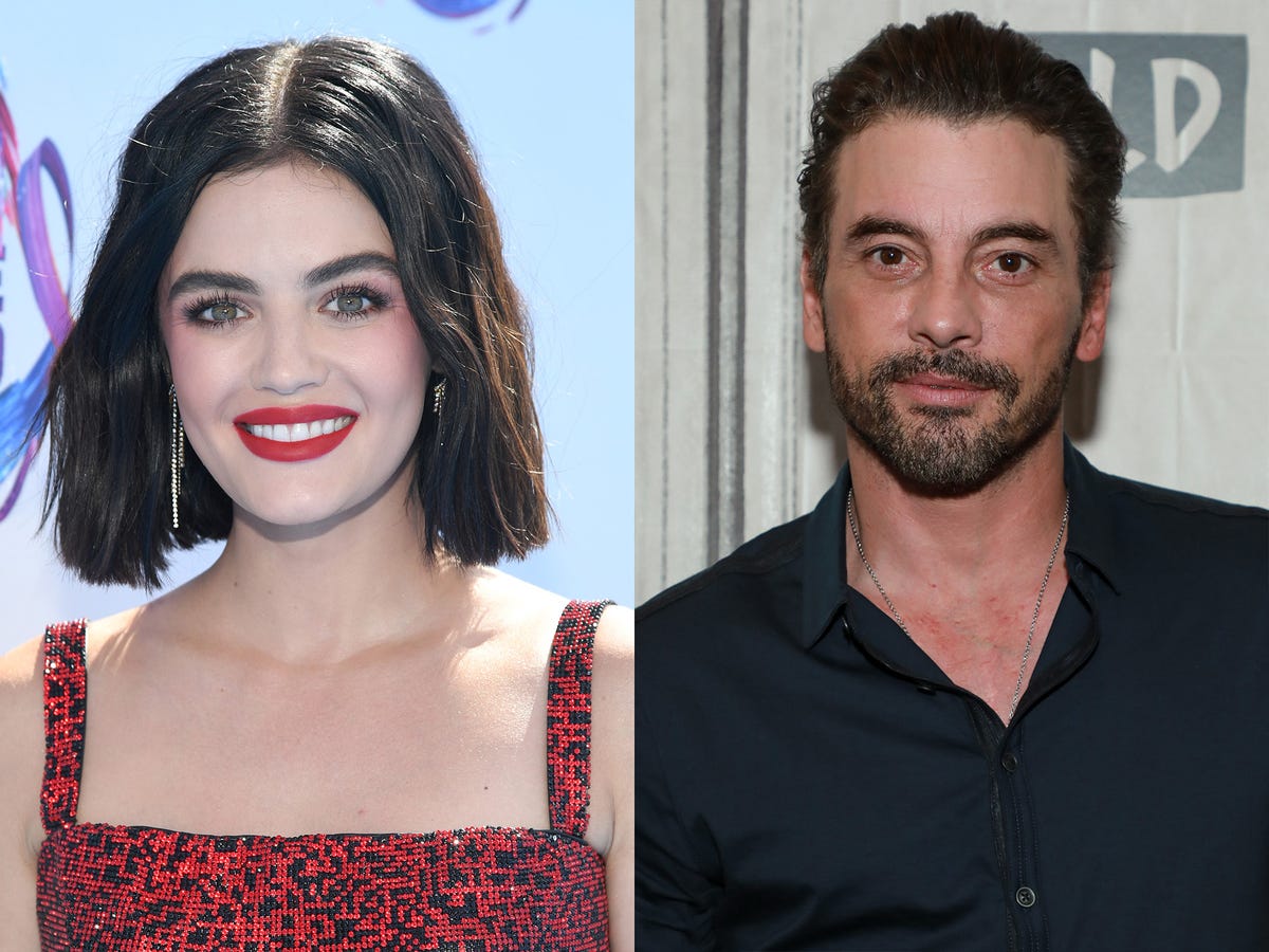 Riverdale's Skeet Ulrich and Lucy Hale were spotted kissing